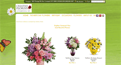 Desktop Screenshot of creativefloristonline.com