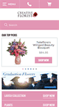 Mobile Screenshot of creativefloristonline.com